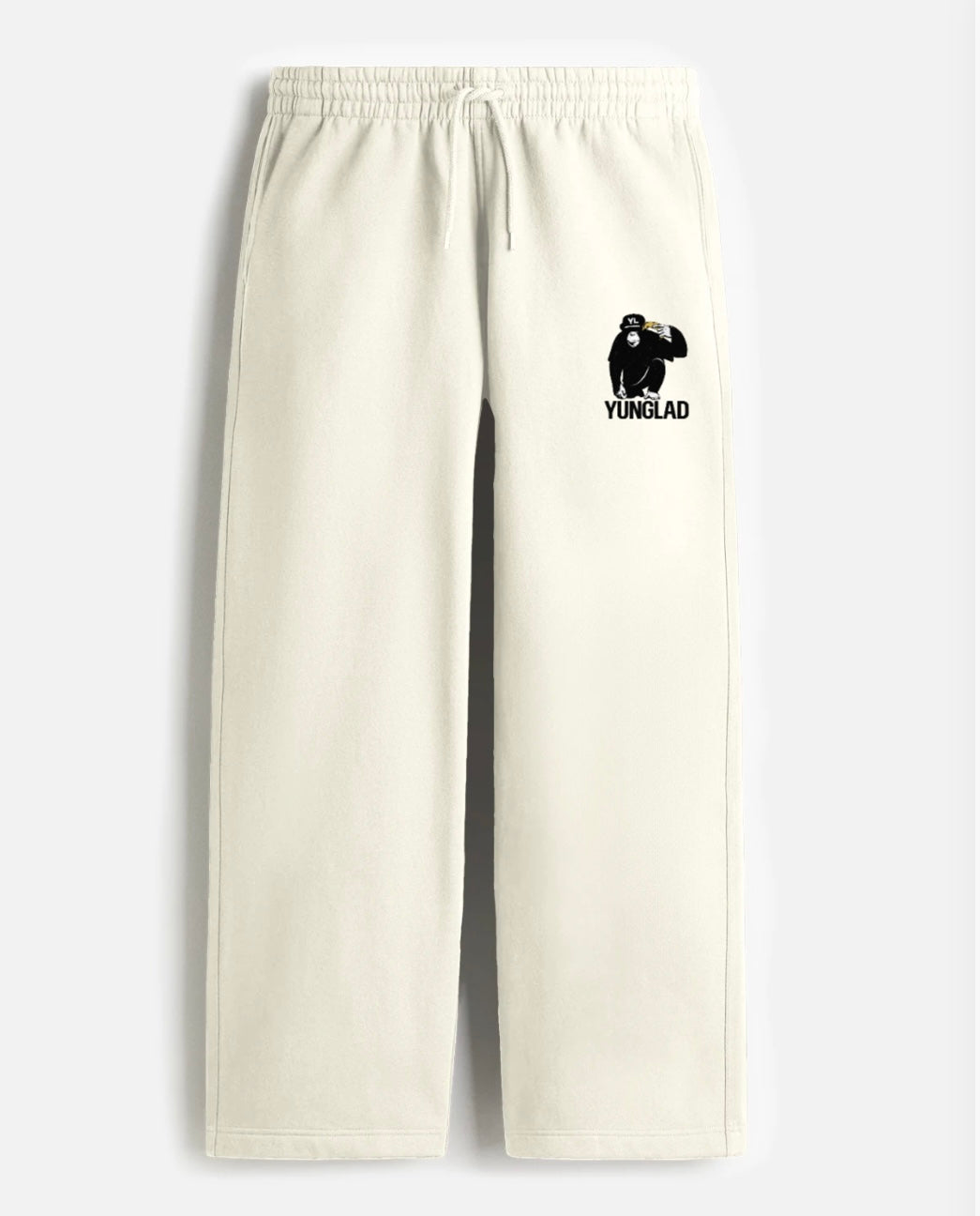 YUNGLAD Off-White "The Primal" Gorilla Graphic Sweatpants