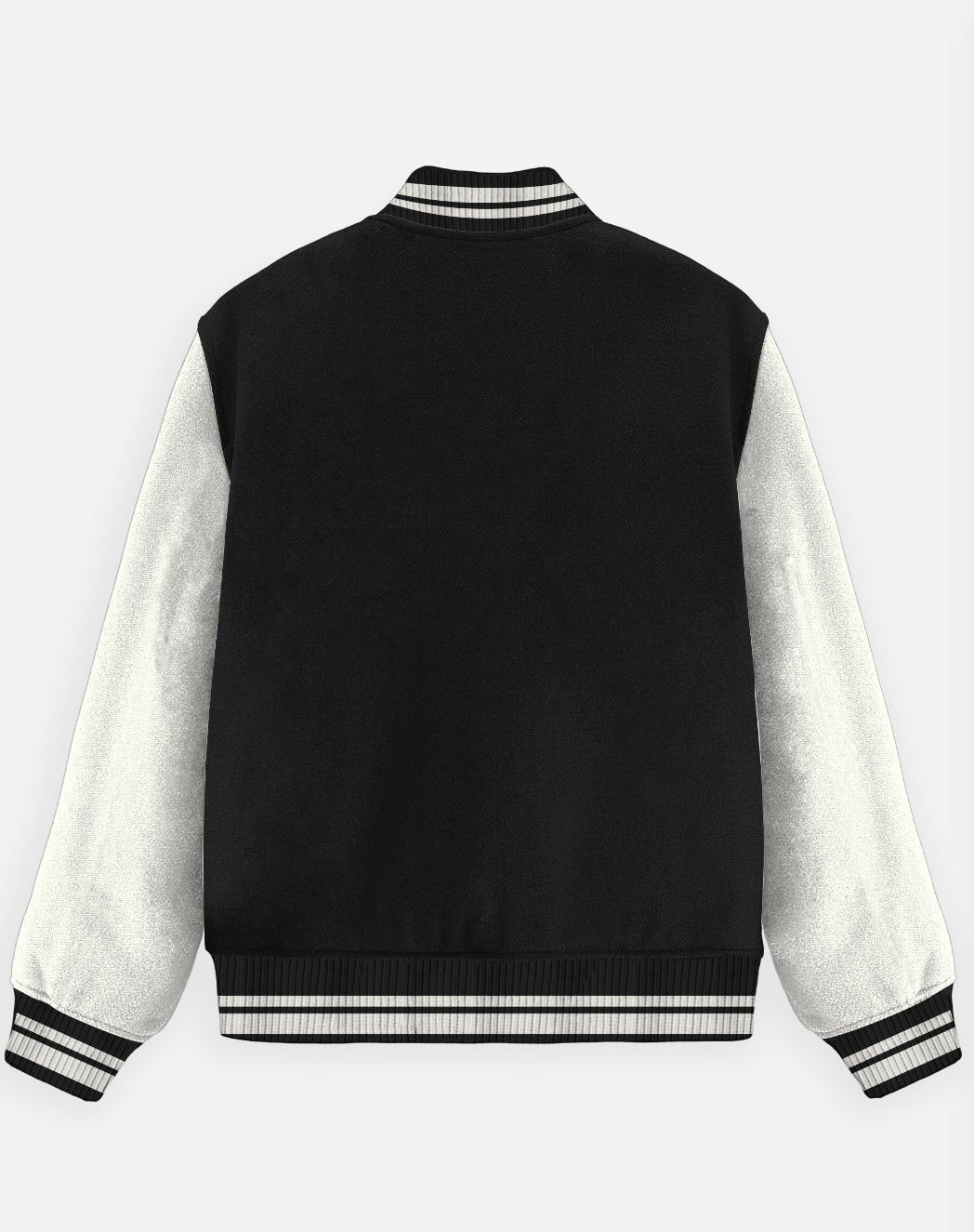 YUNGLAD Black & White Classic Varsity Jacket